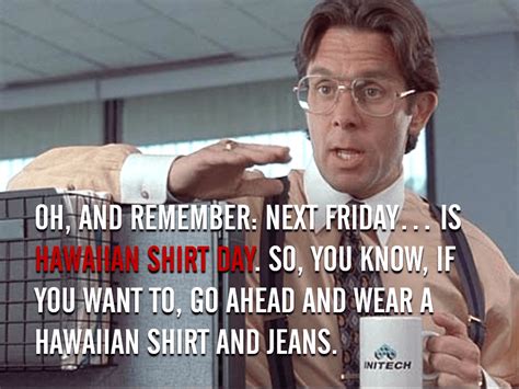 office space hawaiian shirt day
