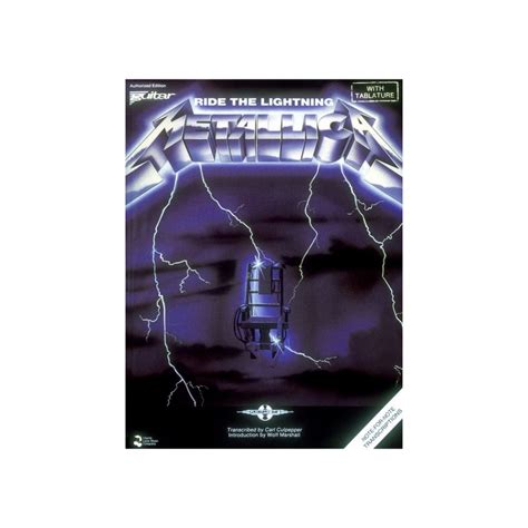 METALLICA RIDE THE LIGHTNING GUITAR TAB - BOOK KBB