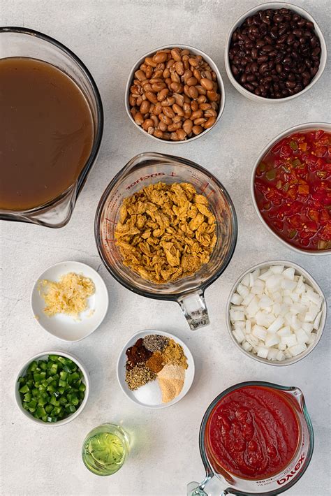 Vegan Taco Soup With Soy Curls - ZardyPlants