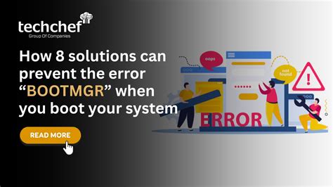 How 8 solutions can prevent the error bootmgr