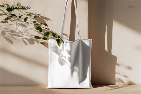 Premium Paper Bag on Leather Sofa Mockup | Creatsy®