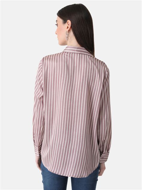 Loose Fit Satin Shirt – KAZO