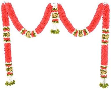 Buy Daedal Dream Catchers Rose Door Set(Red) Doorway flower toran ...