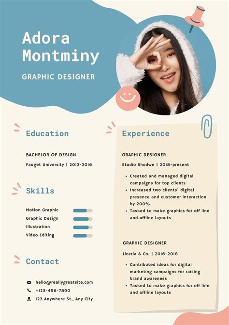 Creative Resume Designs Graphic Designers