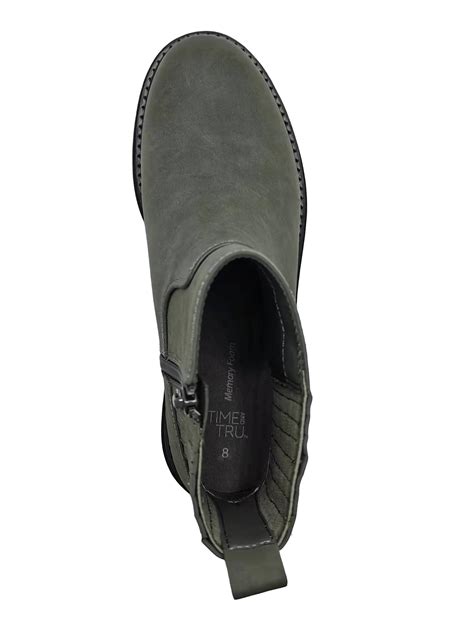 Buy Time and Tru Women's Lug Chelsea Boots, Wide Width Available Online ...