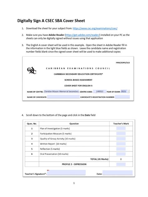 Image result for CSEC Math Cover Sheet
