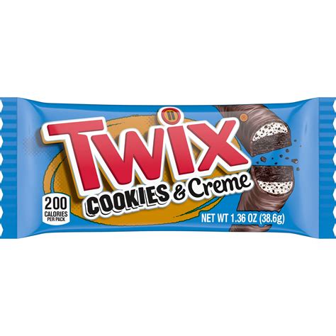 Twix Cookies & Creme Candy Bar 1.36 oz. - Walmart.com