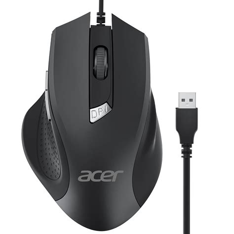 Amazon.in: Buy acer Wired USB Mouse, Ergonomic Wired PC Mouse USB ...