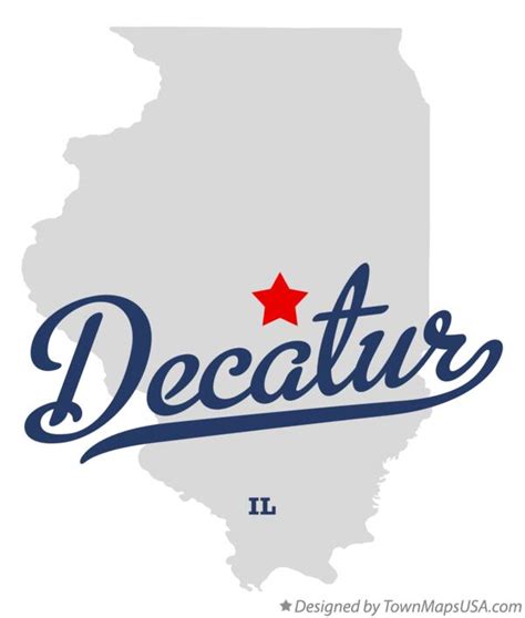 Image result for Decatur IL Map
