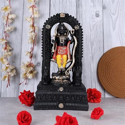 Buy Swadeshi Decors Big Size Polyresin 3D Ram Lalla Ayodhya's Shree Ram ...