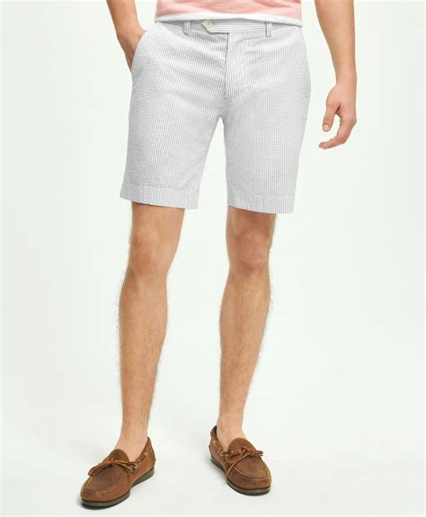 Mens Seersucker Shorts | Brooks Brothers