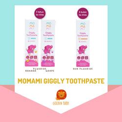 Promo Momami Giggly Toothpaste Flouride Grape 50gr - Pasta Gigi / Odol ...
