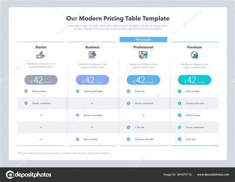 Pricing Table Design 的图像结果