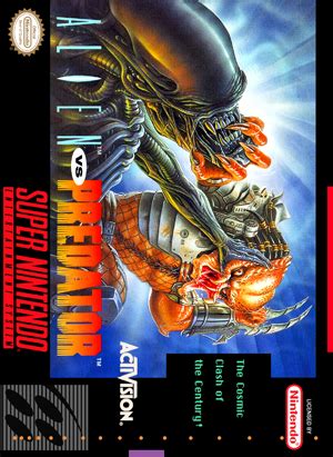 Image result for Alien vs Predator SNES Box Art