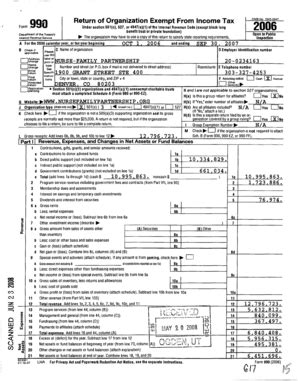 IRS Form 990 2006 - Blank Fillable Template | Fill Out, Print ...