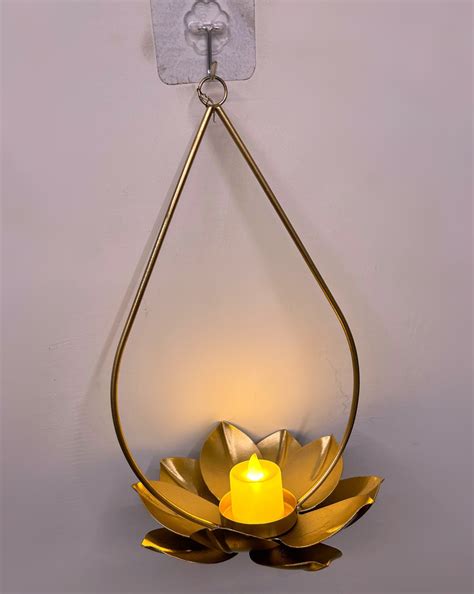 LAMANSH Diya shape Decorative Metal tealight candle holder stand | Diy ...