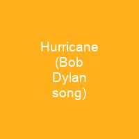 Hurricane (Bob Dylan song) - Shortpedia - condensed info