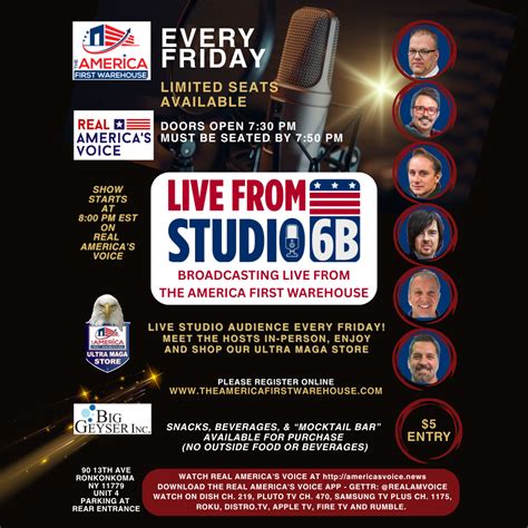 Live from Studio 6B - Live Show Audience | America First