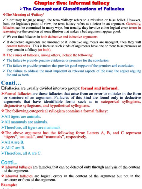 Freshman Course Logic Chapter 5 Fallacy 的图像结果