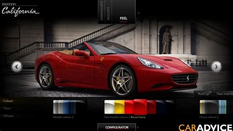 Ferrari release California configurator - Drive