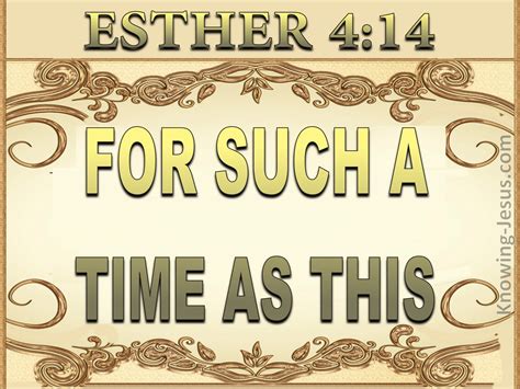 What Does Esther 4:14 Mean?