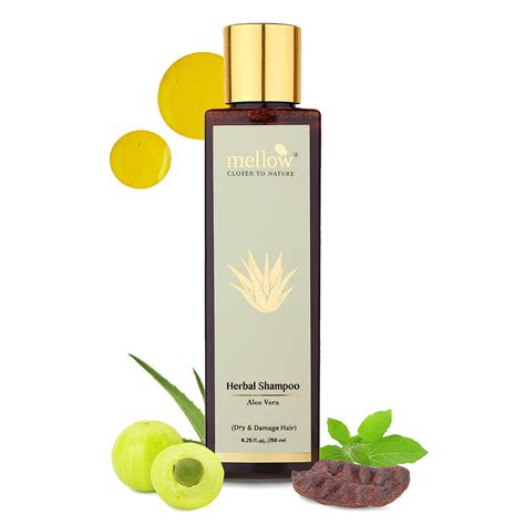 Herbal Aloevera Shampoo for Dry and Damaged hair 100ml – Mellow