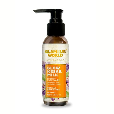 Buy Kesar Milk Face Wash Online in India at Best Prices | Glamour World ...