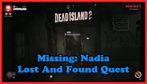 Dead Island 2 Missing: Nadia Lost And Found Quest
