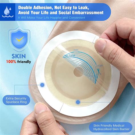 Buy EYQQM Colostomy Bags,One Piece Ostomy Supplies Drainable Ostomy ...