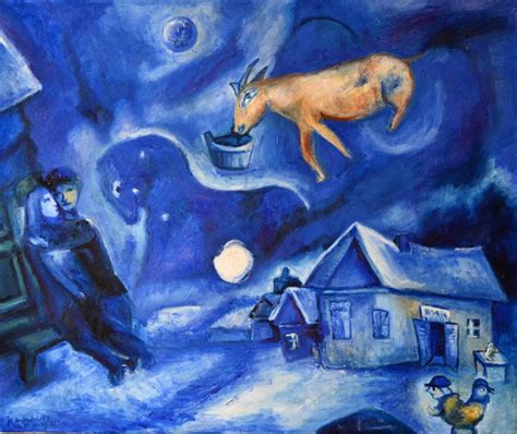 Night At - Marc Chagall - Framed Prints by Marc Chagall | Buy Posters ...