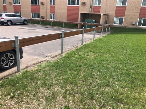 Commercial parking rail — Bestway Fence