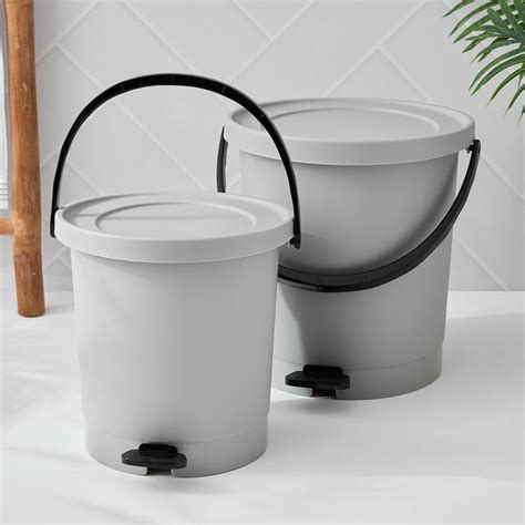 Buy Sedona Crescent Polypropylene Pedal Waste Bin - 12L from Home ...