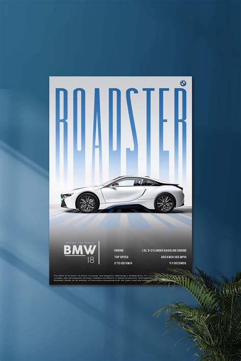 BMW I8 | SOLID CARS #01 | CAR POSTERS | Posterized.in