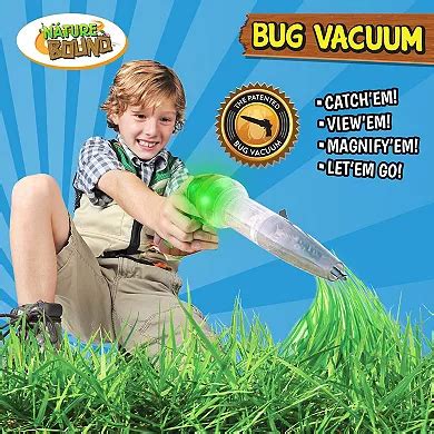 Nature Bound Bug Vacuum Insect Catcher Toy with LED Light & Magnifier