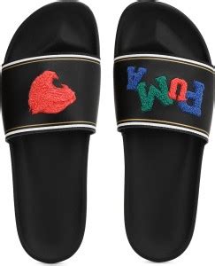 PUMA Men Leadcat FTR Badges Slides - Buy PUMA Men Leadcat FTR Badges ...