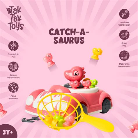 Catch-a-Saurus - the Bouncing Elf Car Fishing Game! – Tak Tak Toys