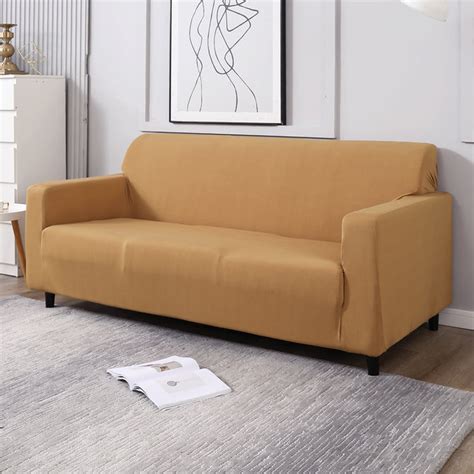 Polyester Full Sofa Covers | Stretchable & Elastic | HOKIPO – HOKIPO ...