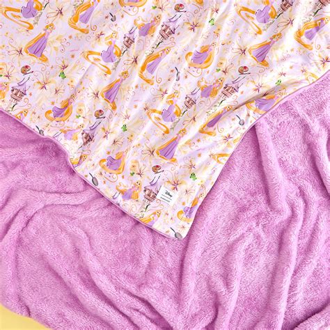 Tangled Purple Double-sided Plush Swaddle | Disney Princess Rapunzel