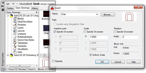 Image result for AutoCAD 2018 Tutorial Design Center