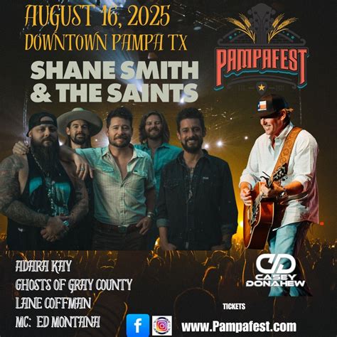 Pampafest 2025, 107 W. Foster Pampa tx 79065, 16 August 2025 | AllEvents