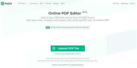 Image result for Sejda PDF Editor Tutorial