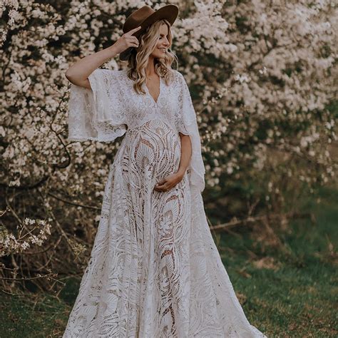 Boho maternity wedding dress 60 photos - Astyledwedding.com