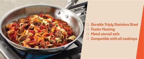 Buy Meyer Trivantage Nickel Free Stainless Steel 3 Piece Cookware Set ...