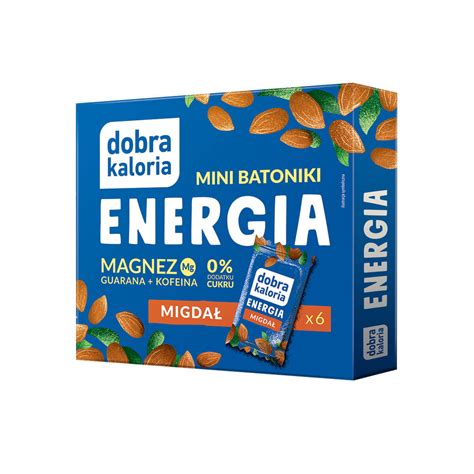 Batoniki z nerkowców Energia (6 x 17 g) 102 g - Dobra Kaloria - DOBRA ...