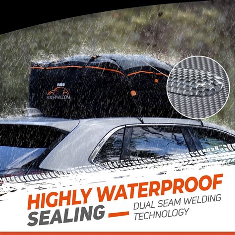 RoofPax 15 Cft Rooftop Cargo Carrier Bag. Extra Waterproof Excellent ...