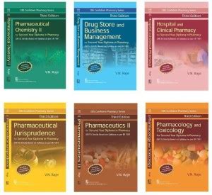 Complete Set Of Second Year Diploma In Pharmacy : Chemistry II + Drug ...