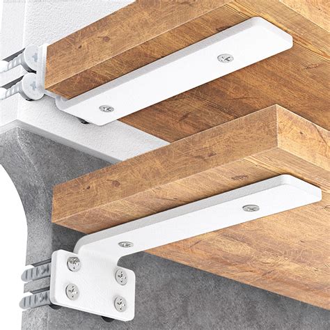 Goovilla Shelf Bracket, Heavy Duty Floating Shelf Brackets 6 inch Long ...