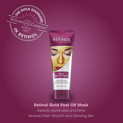 Buy Retinol Gold Peel-Off Mask – Luxurious Treatment Tightens, Lifts ...