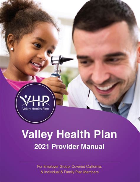 VHP Provider Manual August 2020 by Valley Health Plan - Issuu