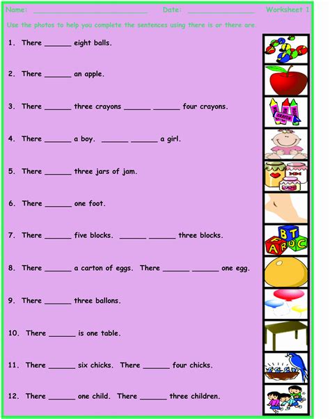 There is-There are worksheet worksheet | Live Worksheets